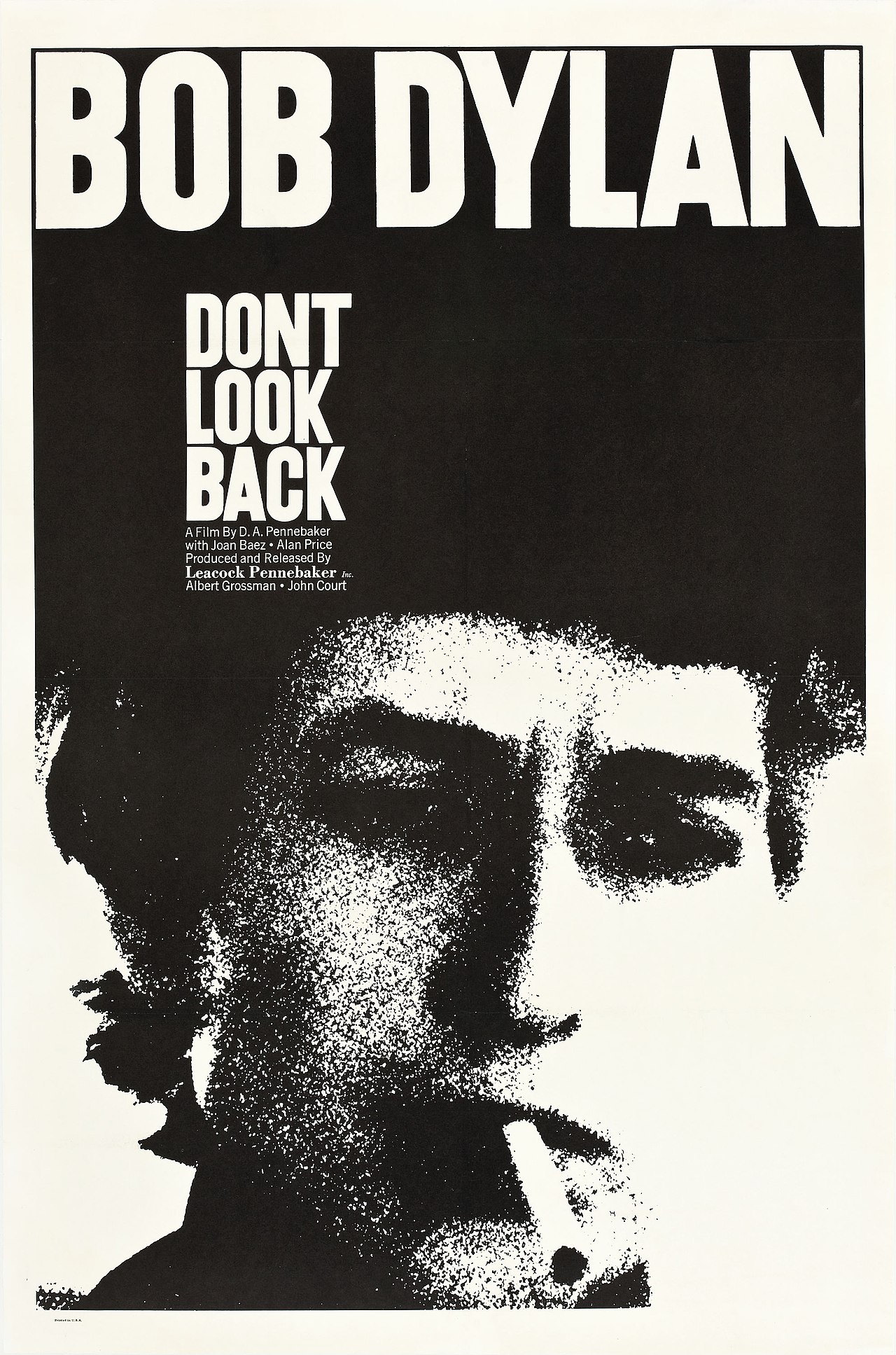 The cinéma vérité documentary Dont Look Back (1967) follows Dylan on his 1965 tour of England.
