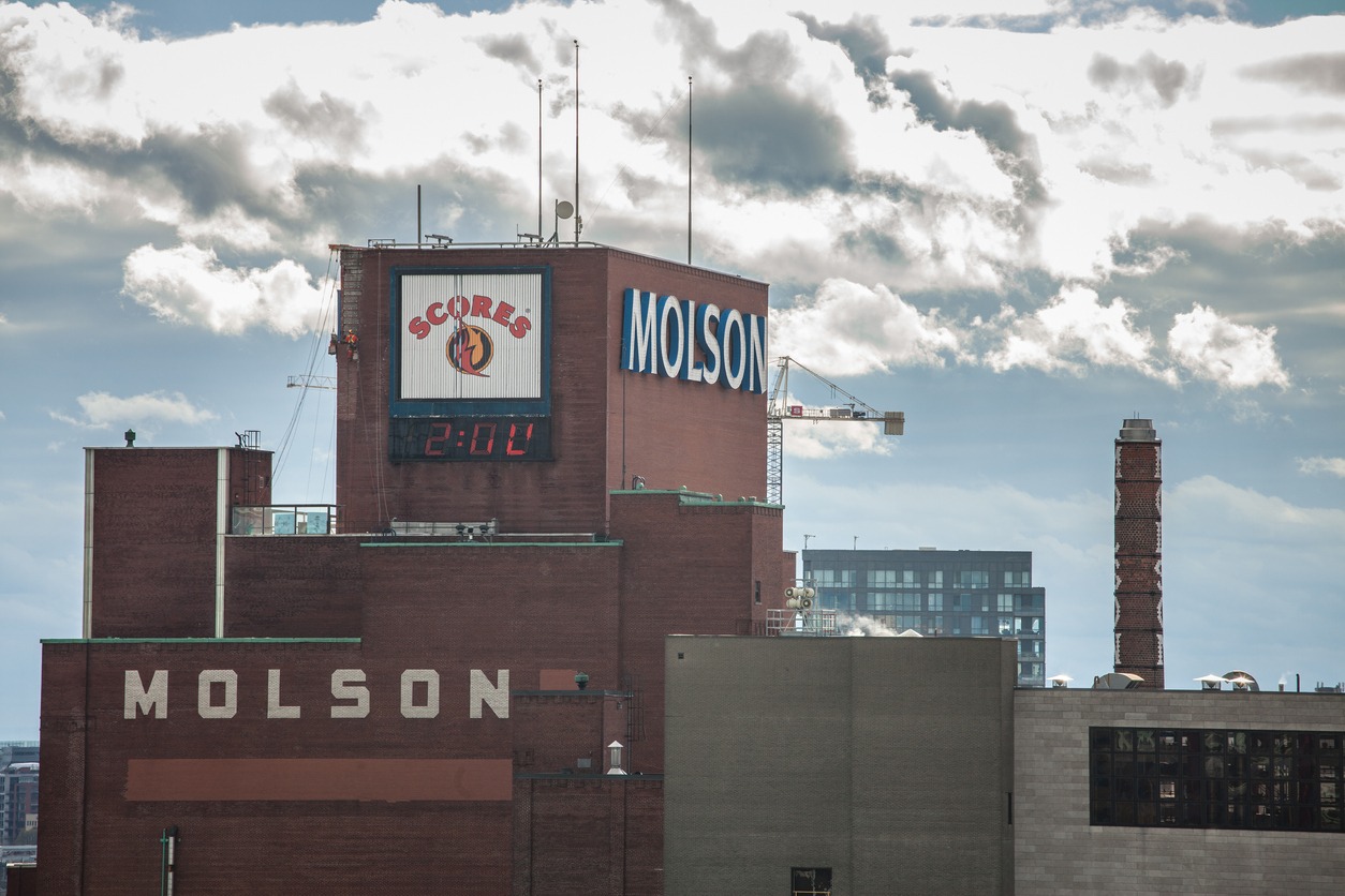 Molson Brewery in Montreal, Quebec, Canada