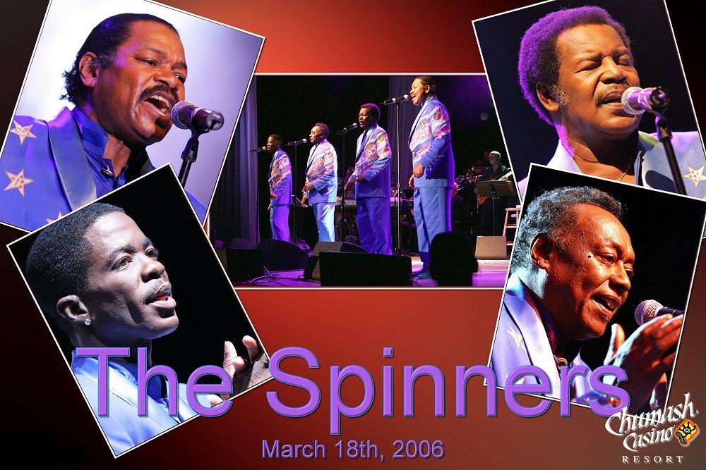 The Spinners in concert at the Chumash Casino Resort in Santa Ynez, California, on March 18, 2006