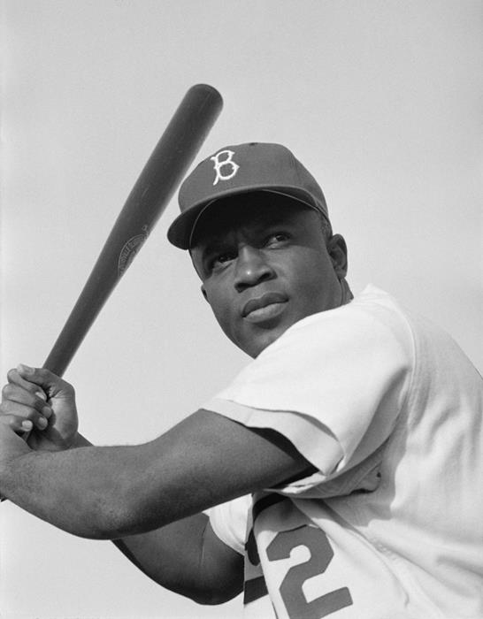 Jackie Robinson of the Brooklyn Dodgers, 1953