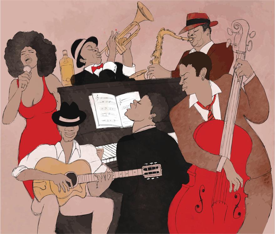 New Orleans style 6-person jazz band