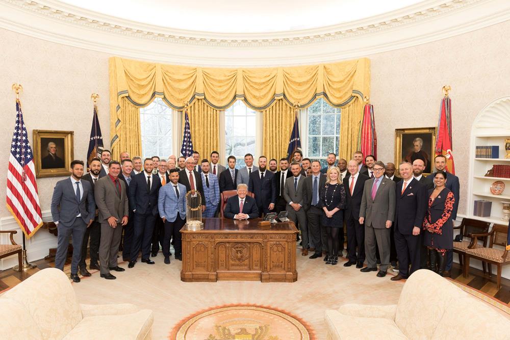 President Donald J. Trump and the 2017 World Series Champion Houston Astros, March 12, 2018