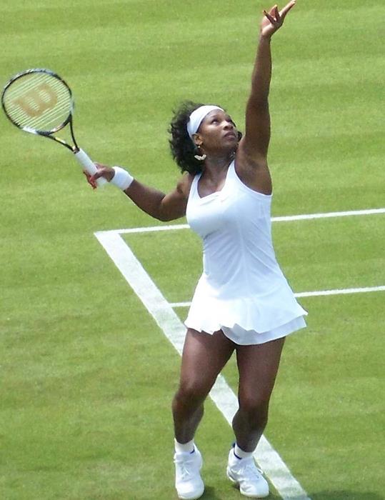 Serena Williams at Wimbledon 2008