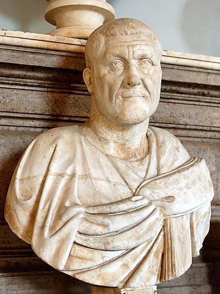 A bust of Maximinus Thrax