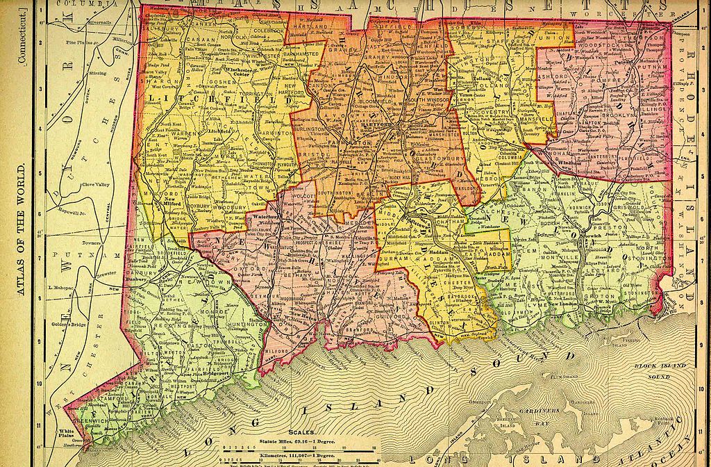 1895 map from Rand McNally