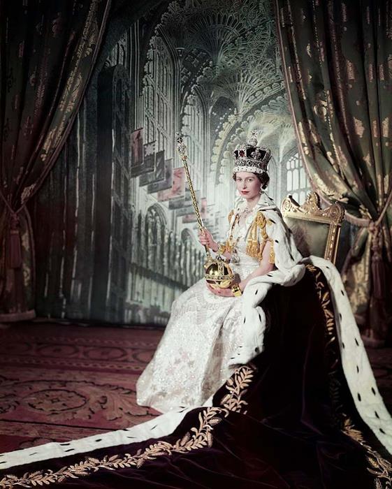 Coronation portrait of Queen Elizabeth II