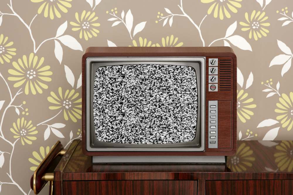 A vintage television