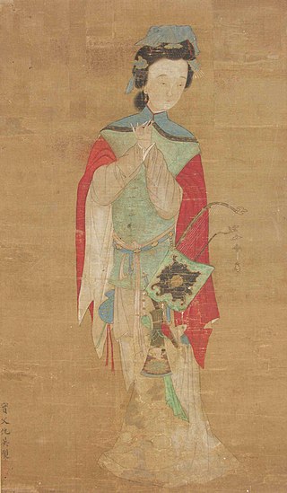 18th century self portrait of Hua Mulan