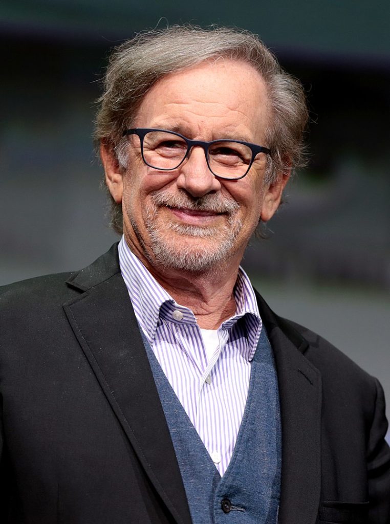 Steven Spielberg speaking at the 2017 San Diego Comic-Con International in San Diego, California.