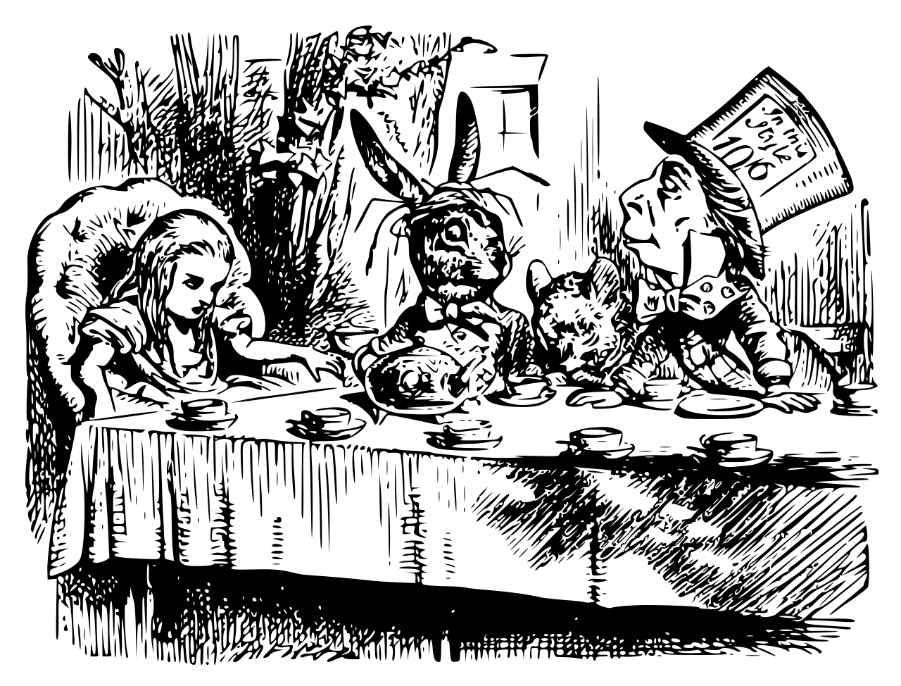 Mad Tea Party illustration