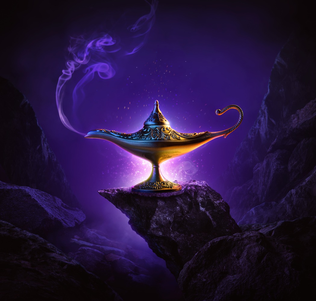 Aladdin’s magical lamp