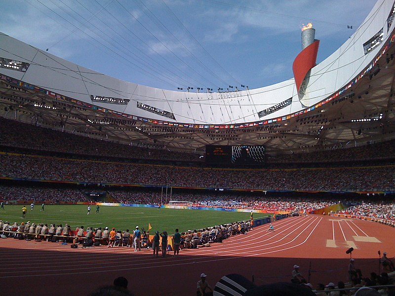  inside Beijing National Stadium during the Olympic games image