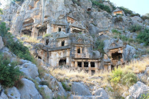 The Lycian rock-cut tombs