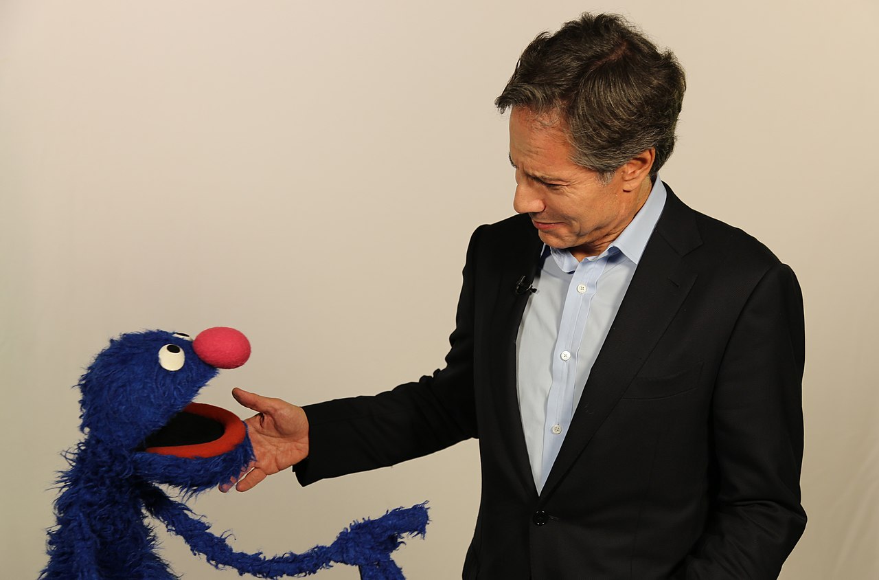 Deputy_Secretary_Blinken_Meets_With_Sesame_Street's__Grover