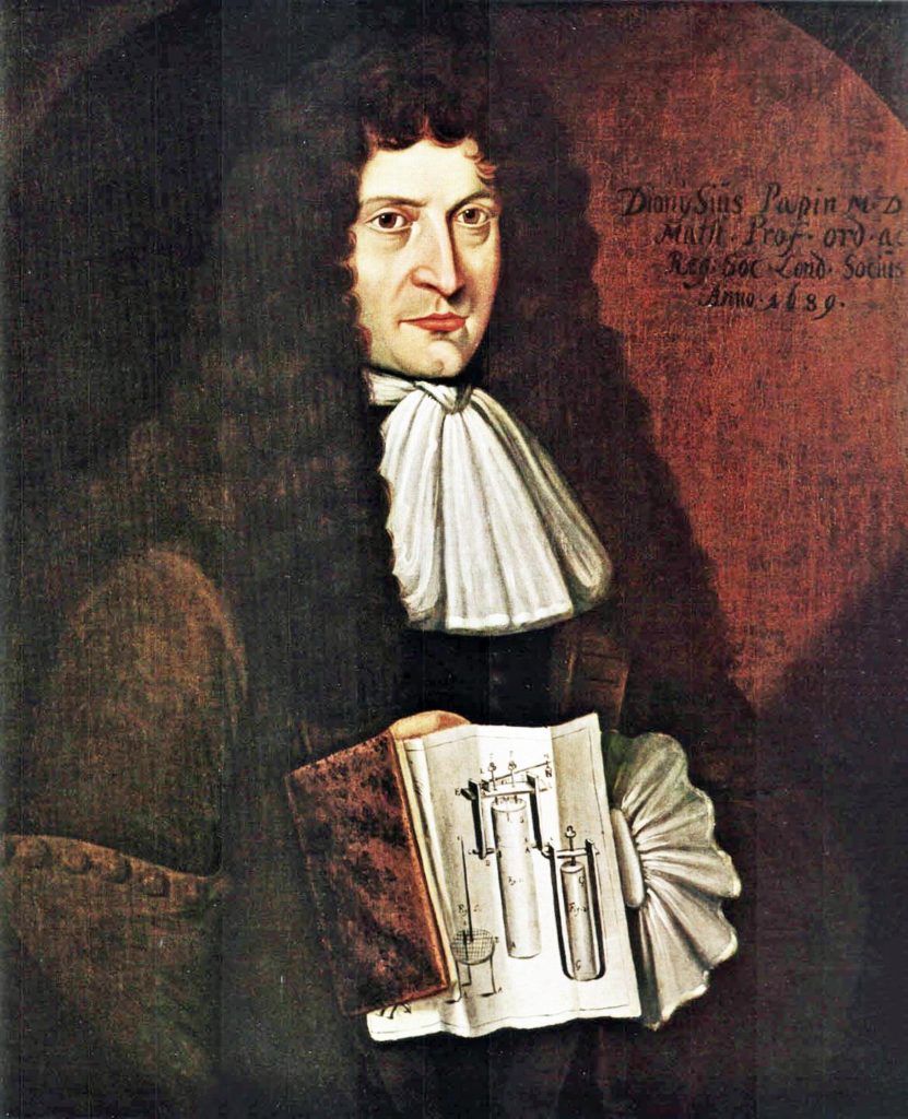 Denis Papin, unknown artist, 1689