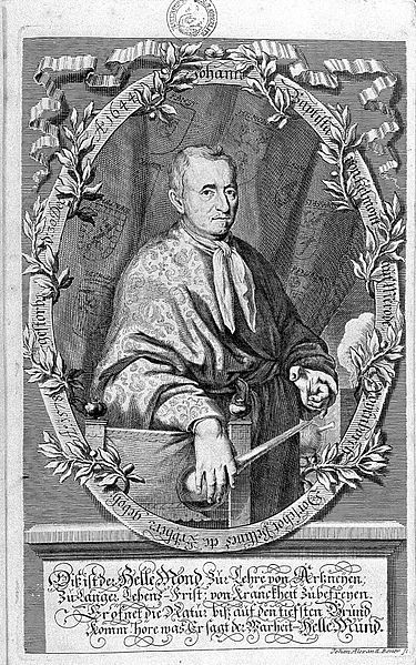 Posthumous portrait of van Helmont