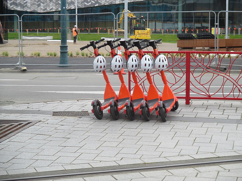 Scooters are popular with adults for commuting