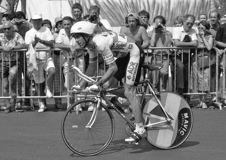Greg LeMond in the 1989 Tour de France