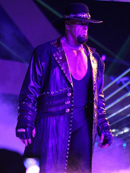 An image of The Undertaker’s WrestleMania 30 entrance