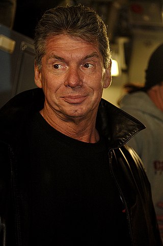 An image of Vince McMahon, the Chairman of the WWE