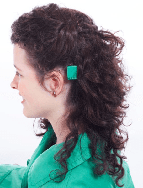 Woman wearing a bone anchored hearing aid image