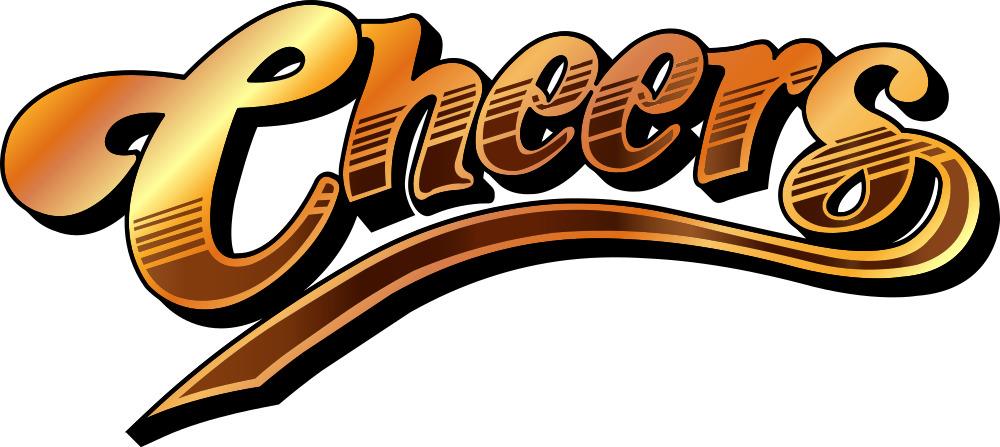 The title logo of the television show Cheers