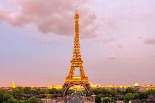 The Eiffel Tower in France
