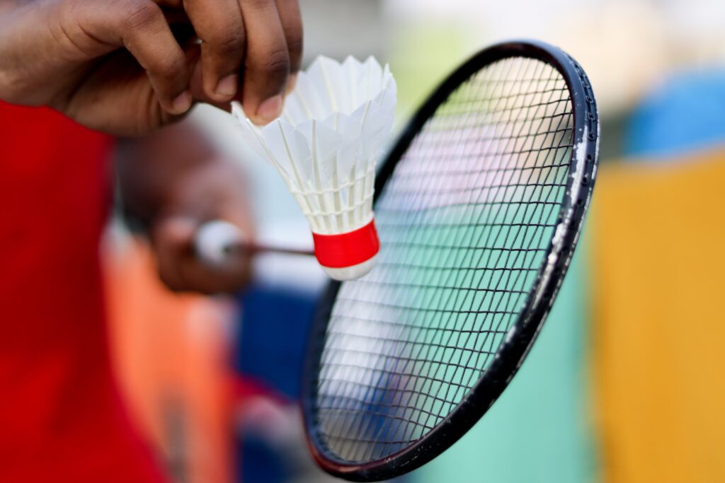 Sports images, badminton, badminton court, badminton player