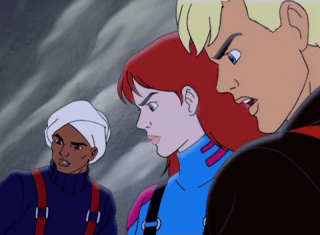 Hadji, Jessie, and Jonny in a scene from one of the season one episodes