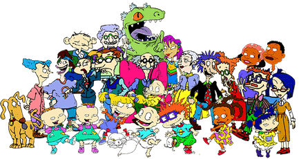 the entire cast of the Rugrats series