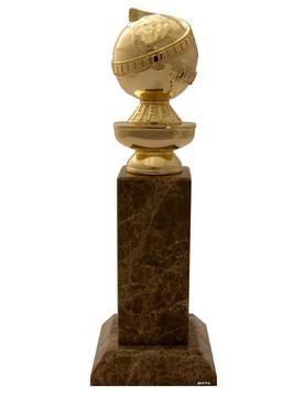 a picture of the Golden Globe award