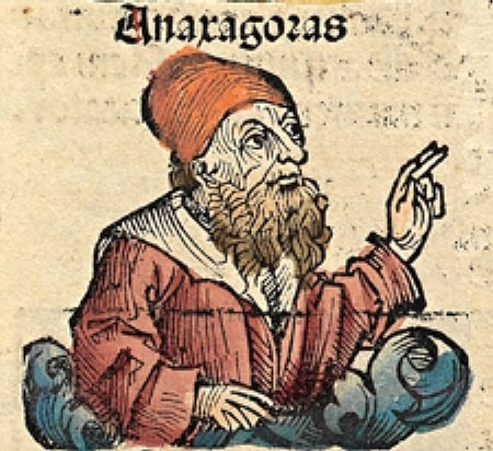 drawing of Anaxagoras at the Nuremberg Chronicle