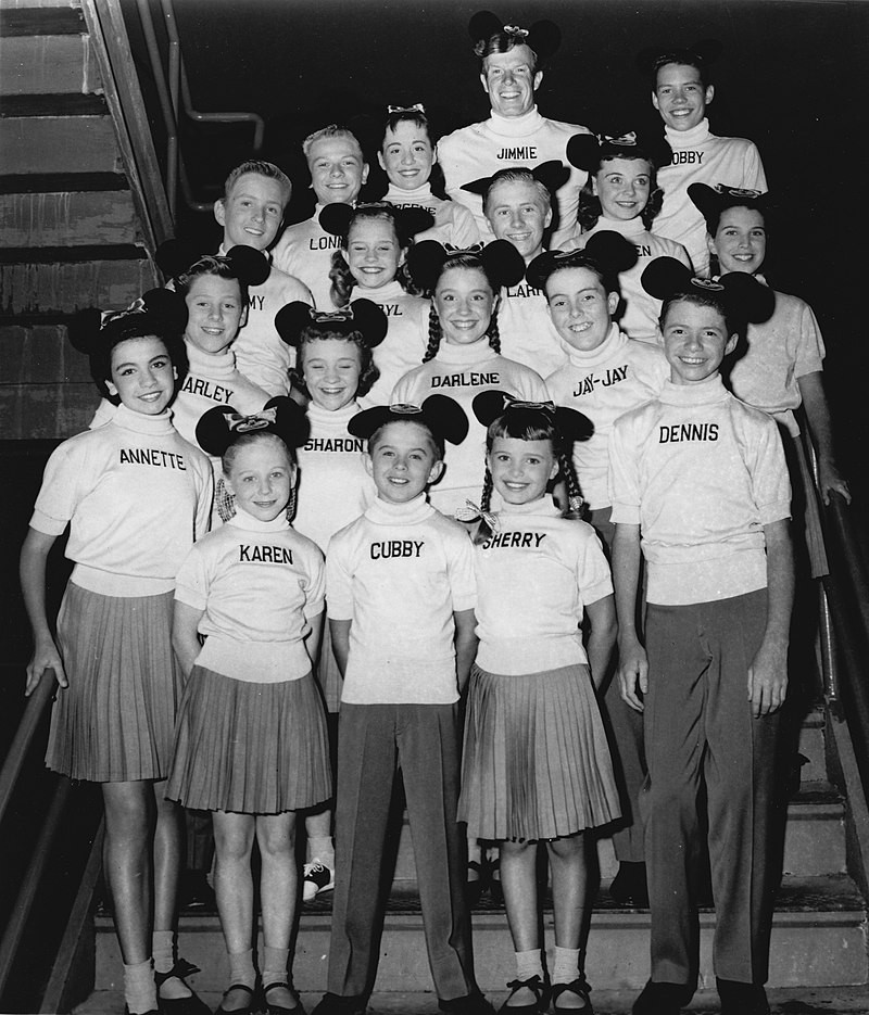 original members of the Mickey Mouse Club called Mouseketeers image