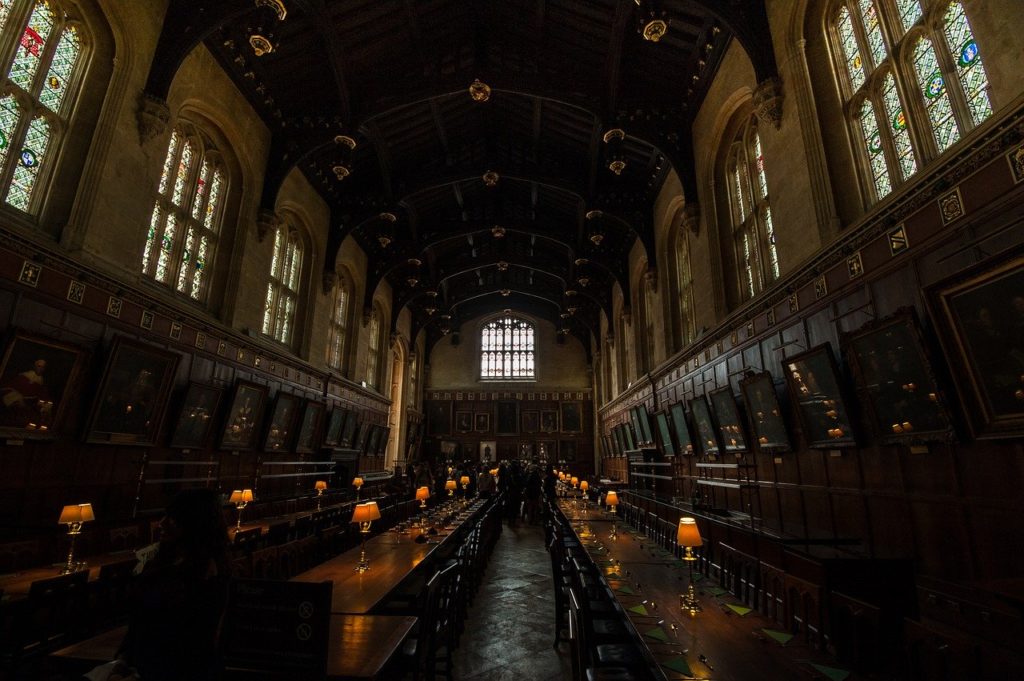 the Great Hall at Oxford