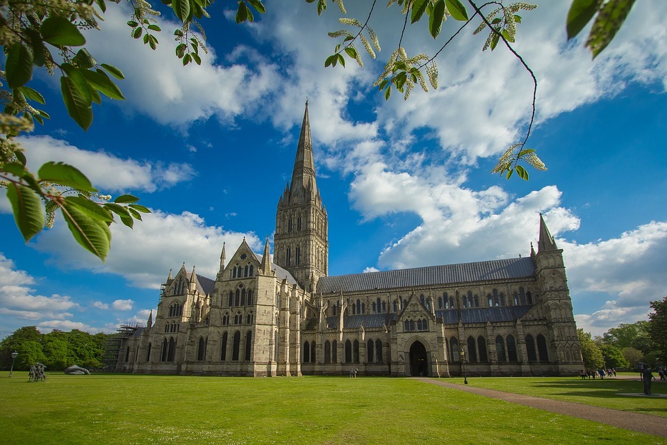the Salisbury Cathedral