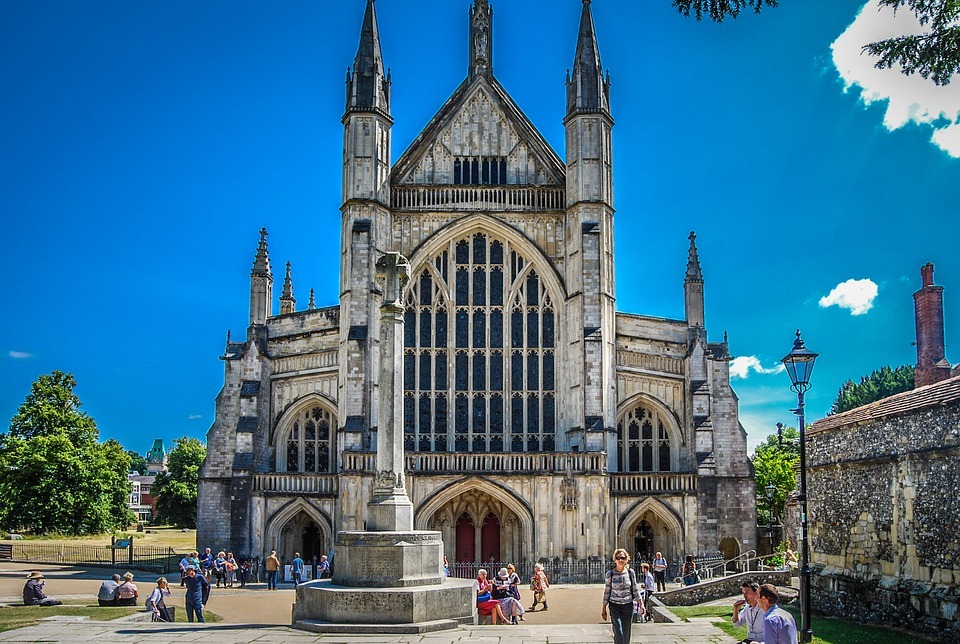 the Winchester Cathedral