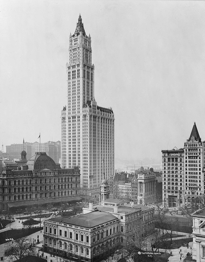 A view of he Woolworth building image