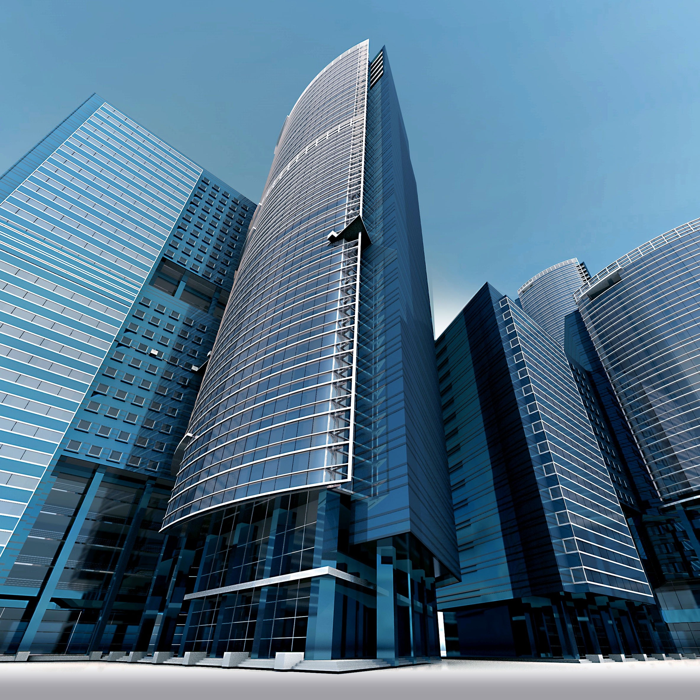Large skyscrapers image