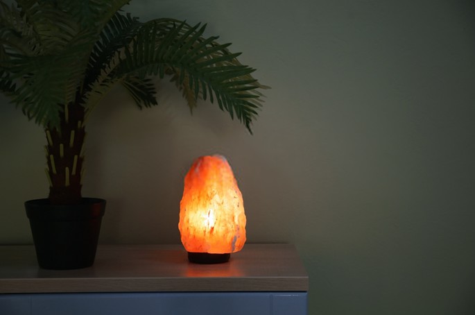 Where can I place my decorative salt lamp for the maximum result?