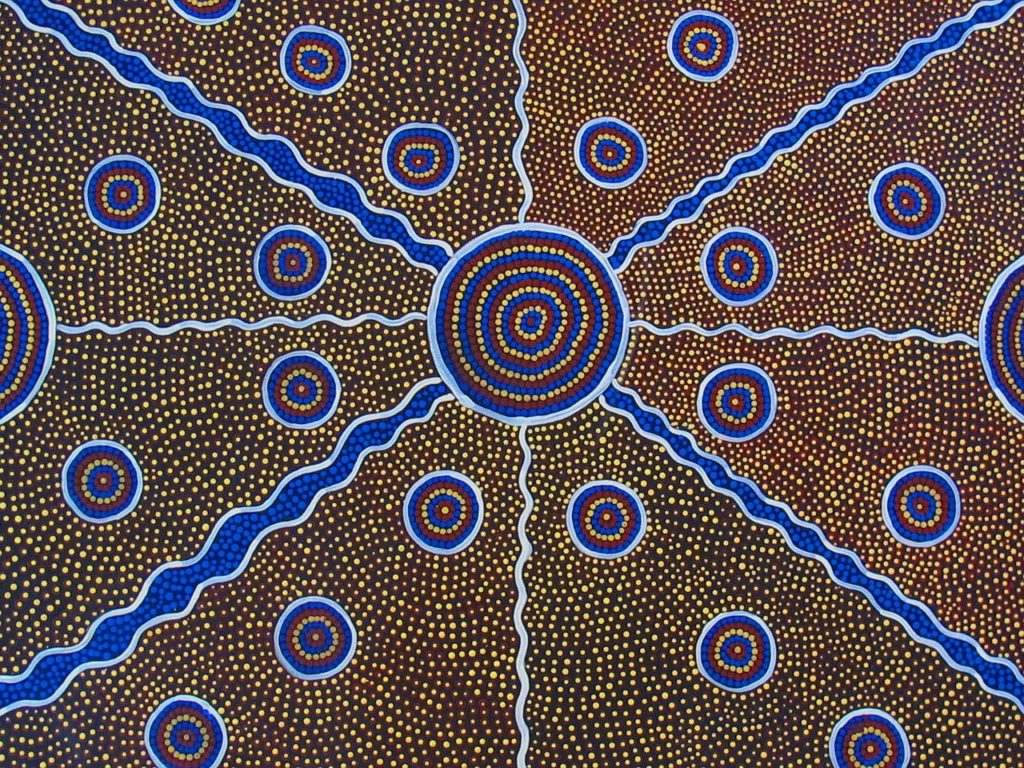 an Aboriginal painting
