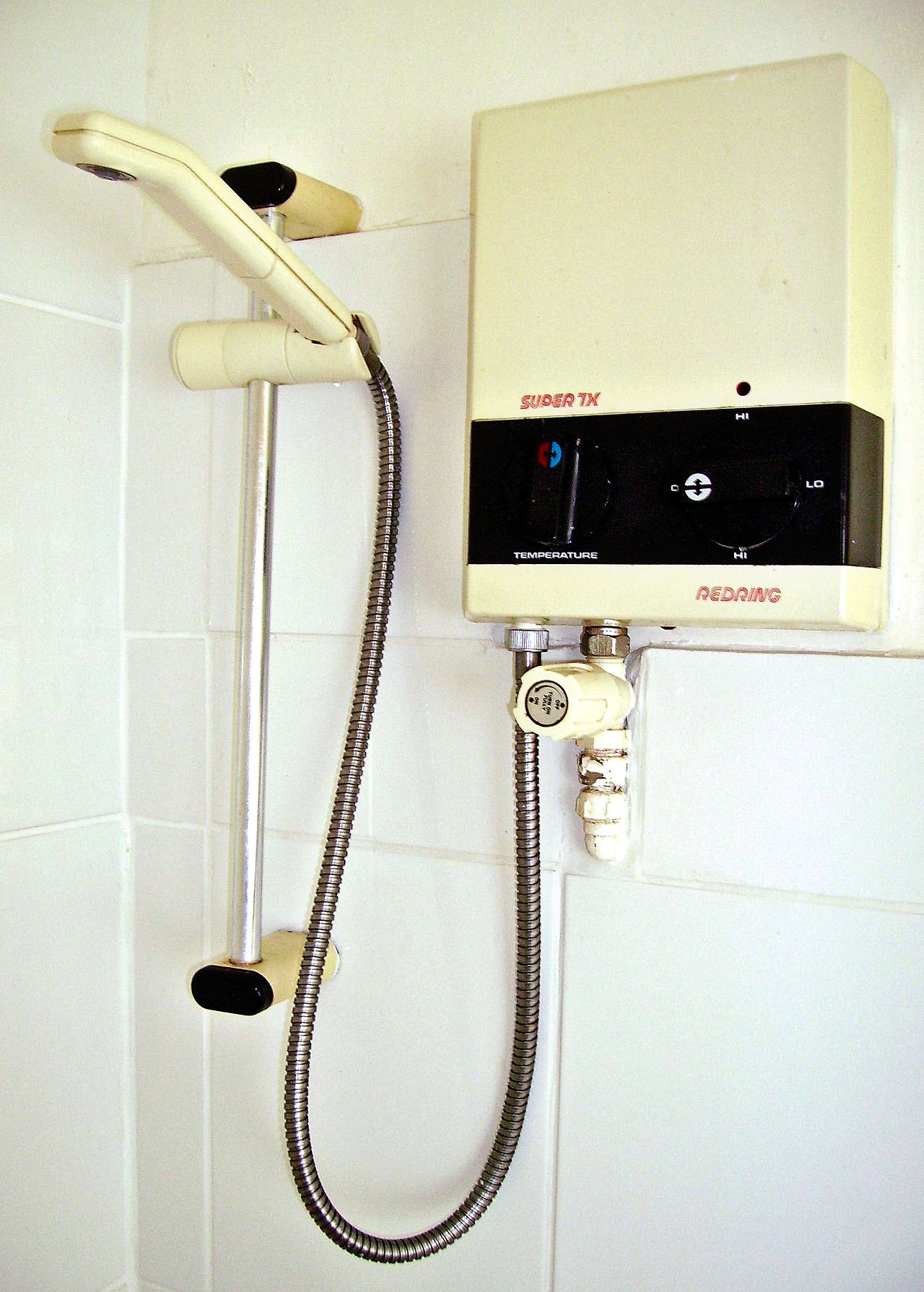 tankless water heater shower point of use