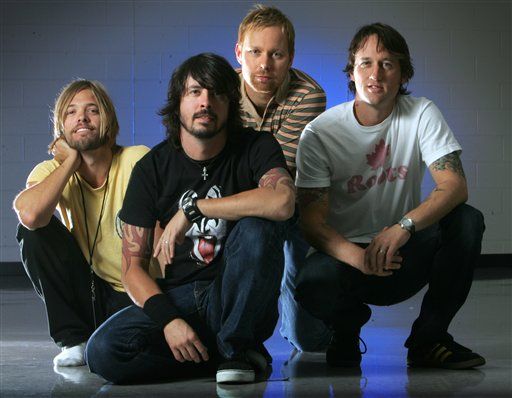Foo Fighters band in 2009