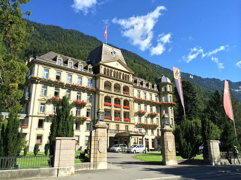 Hotel Interlaken's façade 