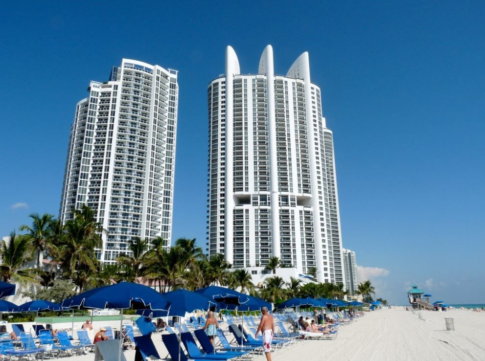 the Trump Palace Tower in Sunny Isles Beach, Florida
