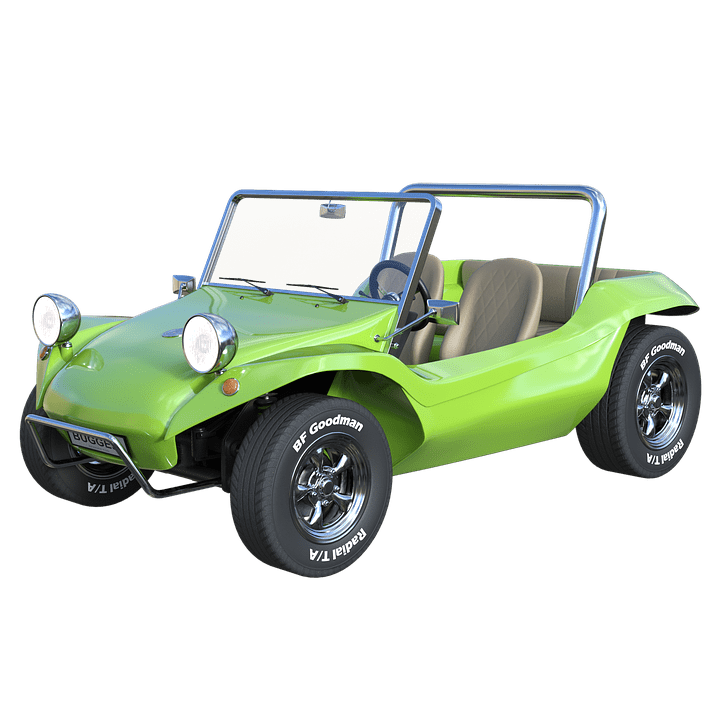 dune buggy 3D animation