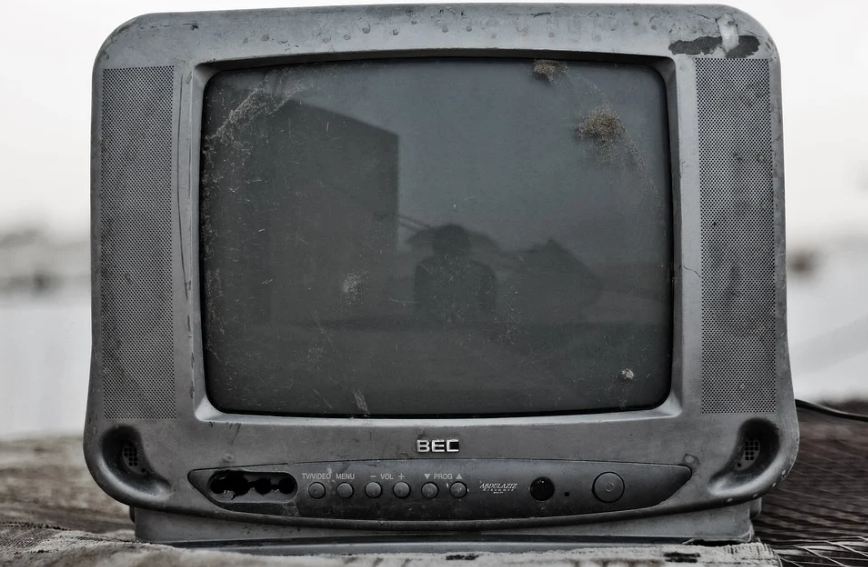 gray color TV