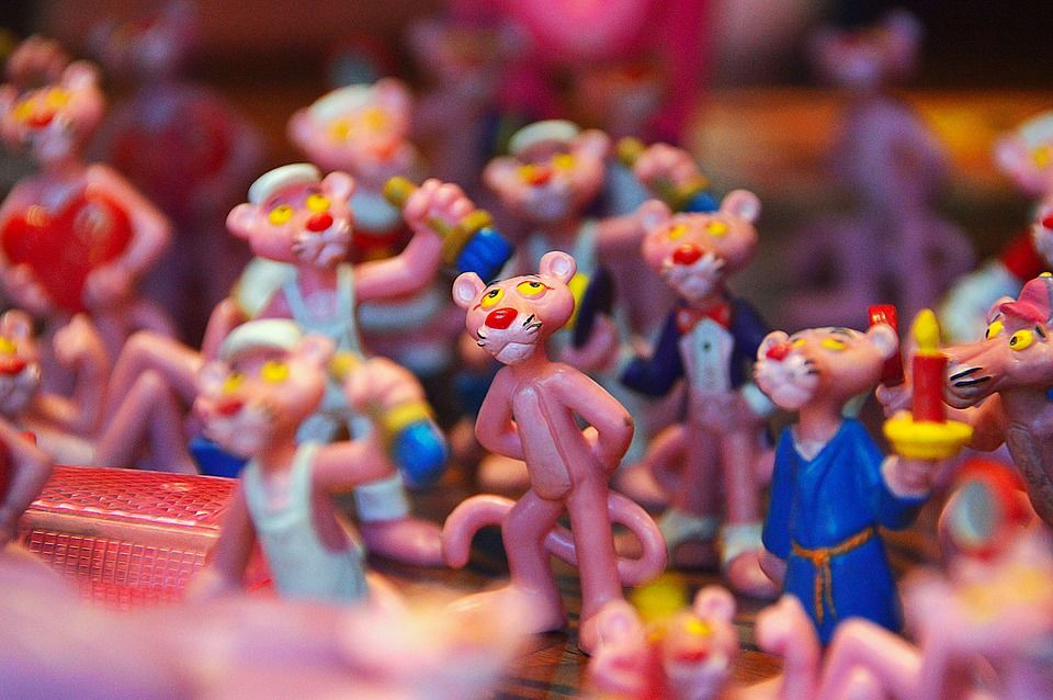 Pink Panther figures