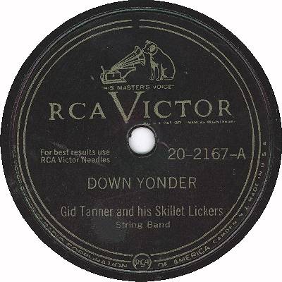 Standard RCA Victor 78 RPM label design in the 1950s image