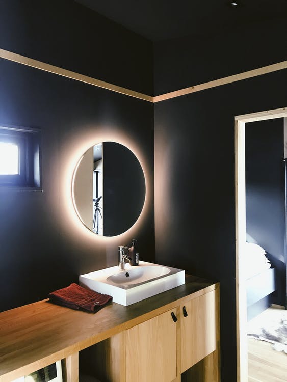 LED Mirror with Frosted Strip vs LED Backlit Mirror