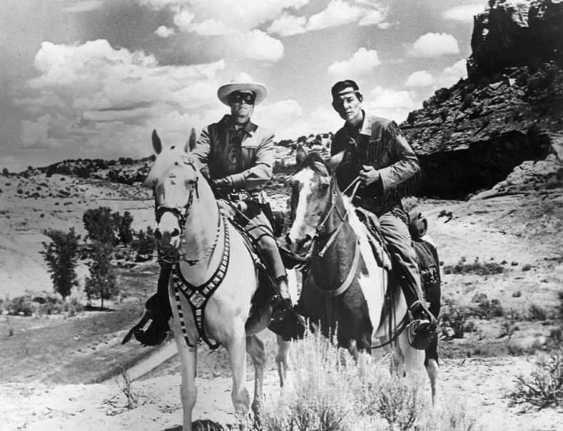 The Lone Ranger and Tonto in the original TV series